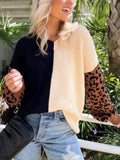 Leopard Knitted Sweater