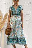 Elegant Hippie Vintage Floral Maxi Dresses