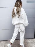 Warm Casual Hooded Sweater Suit