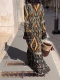 Ethnic Printed Maxi Dress