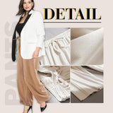 【Promotion-50% OFF】Ice Silk Wide Leg Pants Women