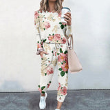 Women's Basic Floral Casual Set