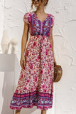 Elegant Hippie Vintage Floral Maxi Dresses