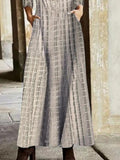 Casual Cotton-Blend Long Maxi Retro Dresses