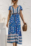 Elegant Hippie Vintage Floral Maxi Dresses