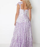 Purple Floral Maxi Dress