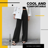 【Promotion-50% OFF】Ice Silk Wide Leg Pants Women