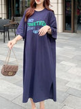 New Style Long Short-sleeved T-shirt Dress